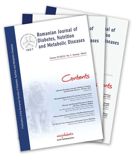 Jurnalul Român de Diabet, Nutriţi şi Boli Metabolice